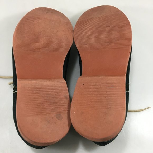 Nordstrom 11 M Black Nubuck Leather Beige Laces Shoes M23209A main image 7